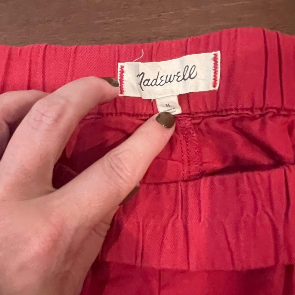 guc madewell Red Shorts medium - Picture 4 of 5